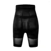 Shapers do corpo masculino Slimming Shapewear Controle de roupas íntimas contínuas da cintura de barriga de cintura de cincher calças de compressão fitness de fitness