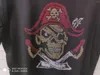 Men's T Shirts 2023 Summer Short Sleeve Tshirt Round Neck Slim Rhinestones Pirate Design