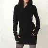 Women's Hoodies Sweatshirts vrouwen met lange mouwen sweatshirt met lange mouwen casual slanke bodycon hoddie vaste katoenen pullover jumper herfst herfst