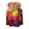 Camisetas De Mujer Mangas Largas Para Mujer Blusa Camisa Occidental Manga Cremallera Jersey Bloque De Color Caminar