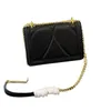 Crossbody Flap Bag Handbag Designer Luxury med med ikonisk signatur och fin överdrivning