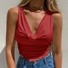 Женские танки Camis Summer Ruffles Sexy Sexy Tanks для женщин без рукавов белый плужок Top Top Top Party Party Fashion наряды жены c