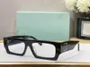 Style Offs Fashion Eyeglasses Luxury Designer Sunglasses for Men and Women Classic Thick Plate Black White Square Frame Eyewear Man Glasses 1c25n