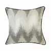 Kudde Big Wave Jacquard Gray Snake Print Square Cover Couch Dekorativt fodral Simple Geometric Art Room SOFA Sängkläder