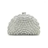 Evening Bags Ladies Bridal Wedding Party Purses Elegant Women Handbag Wallet Diamonds Peacock Feather Crystal Clutches