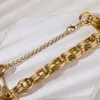 Choker Chokers Link Chain Necklace Collar Statement Gold Sliver Color Chunky Halsband för kvinnor Fashion Punk Jewelry 2023Chokers Sidn22