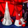 Juldekorationer Barngåvor Plush Dolls Drop Ornaments Faceless Doll Fashion Creative Lightweight Rudolph Decoration Glowing