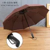 Umbrellas 10K Automatic Folding Umbrella Windproof Men's Business Rain Woman Outdoor Men Male Car Paraguas