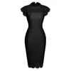 Casual Dresses Short Lace Dress Women Ladies Sleeveless Bodycon Mini Formal Evening Party Pencil Prom Gown Slim Fashion Vestidoscasual