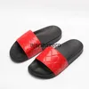 Guccie Heren Ontwerpers Slippers Dames Slippers Mode Luxe Bloemen Slipper Leer Rubber Flats Sandalen Zomer Strand Schoenen Loafers Uitrusting BottorgIc