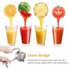 Centrifugeuses Fruit Juicer Extractor Manual Hand Steel Inox Stock Squeezer Press Juice Zica