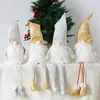 Dekoracje świąteczne ręcznie robione szwedzkie ozdoby lalki gnome tomte z brodą długie nogi elfchristmas dekoracje
