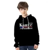 Sweats à capuche pour hommes 3dkanye West Vêtements pour enfants Garçons et filles Sweat-shirt unisexe à manches longues Hauts décontractés Hip-hop Full Hip Hop Hooded