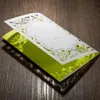 Greeting Cards 50pcs/pack Wedding Party Decoration Paper Craft Laser Cut Invitation Card Birthday