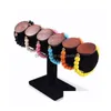 Braccialetti con ciondoli 13 colori 8 cm monogramma moda braccialetto di perline di legno braccialetto di chip braccialetto yoga in legno regolabile elastico donna goccia di perline Dhxrh