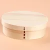 Dinnerware Sets Wood Lunch Box Japanese Portable Bento Boxes Container With Compartment Picnic Wooden Case Home Supplies