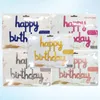 Party Decoration Happy Birthday Letter Balloons Script Foil Mylar Air Balloon Decorations Kids Baby Shower Event Supplies