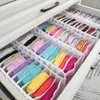 Storage Boxes 24h Ship Underwear Bra Organizer Box 5 Colors Drawer Closet Organizers Scarfs Socks Divider