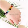 Perlenstränge 8 mm Naturstein 7 Chakra Armbänder Armreifen für Frauen Männer Yoga Nce Perlen Buddha Gebet elastisches Armband Valentinstag Dhnuh