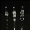 smoking pipes Nectar Quartz Tip Smoking 10mm 14mm 18mm Male Dabbing Nail with Diamond Knots Glass Dab Straw Stick for Mini Small Nector Kit wholesale