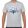 Мужские рубашки Tops Men Men Fall Trees 03 Смешная белая печать гика мужская футболка XXXL