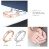 Wedding Rings Classic Engagement for Women Trendy Daily Couple Cubic Zirconia Crystal Fashion Sieraden Accessoires