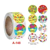 Emballage cadeau Merci Autocollants Étiquettes de sceau 9 modèles ronds pour soutenir ma papeterie de petite entreprise Décor de mariage