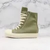 Designer Lente Canvas Laarzen Hoge Top Casual Schoenen Ademend Zwart Lace Up Lichte Schoenen Mode Echte Herfst gesp Mannen Vrouwen met doos maat 35-44