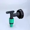 Attrezzature per l'irrigazione Adattatore per serbatoio S60 6 IBC di alta qualità Raccordi per l'acqua del connettore dell'irrigazione della valvola del rubinetto da giardino in plastica