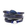 Bracelets porte-bonheur bijoux fantaisie Bracelet en cuir Pu couche Mti fermoir magnétique livraison directe Dhuym