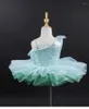 Vêtements de scène Costume de Ballet professionnel robe de spectacle F fille ballerine vêtements bretelles mignonnes moelleux danse moderne dentelle