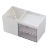 Storage Boxes Makeup Box Cosmetic Drawer Organizer Jewelry Nail Polish Container Home Office Desktop Sundries