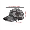 Ballkappen Outdoor Camouflage Verstellbare Kappe Armee Angeln Jagd Wandern Basketball Snapback Hut Drop Lieferung Mode-Accessoires Ha Otih2