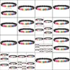 Perlé Sier Couleur Or Perles De Pierre De Lave Noire Naturelle 7 Chakra Bracelet Diffuseur D'huile Essentielle Yoga Bijoux Drop Delivery Bracelets Otzhl