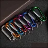 Nyckelringar Aluminium Carabiners Cam Outdoor Sport Alloy D Screw Lock Carabiner Clip Hook Keychain Screwgate Tools DHS Drop Delivery Jew DHQ48