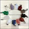 Charms Fubaoying Sculpté Pierres Précieuses Animaux Tortue Pendentif Cristal Rose Quartzite Collier Pour La Fabrication De Bijoux C3 Drop Delivery Trouver Dhnou