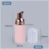 Opslagflessen potten 10 stcs 30 ml matroze roze schuimende fles lege schuimpomp cosmetische reiniger zeep dispenser navulbare druppel dhk0s