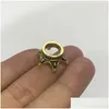 Charms 30 Pz / lotto Mini Corona A Forma Di Oro Antico Sier Ciondolo Colore Fit Collana Fai Da Te Accessori Fatti A Mano Gioielli Intera Goccia Consegna Dhce9