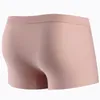 Sous-vêtements 2023 Sous-vêtements pour hommes Vendant des hommes sans apparence Boxers en viscose Sexy Couleur unie Cool