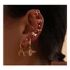 Boucles d'oreilles de bijoux de mode étal