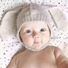 Шляпы Baby Boy Girl Hear Cap 0-2y рожденные младенцы-малыш осень зима теплые вязаные вязаные штуковины детские аксессуары