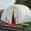 Anpassade PVC -festt￤lt Uppbl￥sbara igloo Disco Dome Tent Trade Show Marquee -skydd med fl￤kt till salu