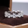 Anneaux de mariage brillant cubique zircone femmes promesse de fiançailles accessoires pour amoureux fin cadeau d'anniversaire dame bijoux à la mode anneau