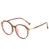 Zonnebrillen frames TR90 Trending Product Fashion Stylish Clear Eye Glazen Vintage Round Metal Spectales Eyewear Computer Bescherming Vul