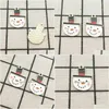 Charms 10Pcs 16X20Mm Enamel Christmas Snowman Charm Jewelry Accessories Earring Pendant Bracelet Necklace Zinc Alloy Diy Finding Dro Dhgid