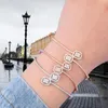 Brazalete GODKI de lujo apilable para mujer, boda, circonita cúbica completa, cristal CZ, pulsera blanca de Dubái, joyería de fiesta 2023