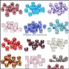 مصباح المصباح يدويًا DIY Fantasy Round Sharm Beads يناسب قلادات العلامة التجارية للنساء المجوهرات التي تصنع 100 دولار سقوط تسليم OTCXU