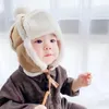 Cappelli Neonati maschi Cappello per bambini Bambini Paraorecchie Muff Inverno Caldo Peluche Berretto in cotone Outdoor Lei Feng Beanie Regali 46-51 cm