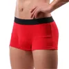 Underpants Boys Boxers 남자 속옷 통기성 단색 복서 쇼트 반바지 Ropa Sexy Hombre Homewear Cotton