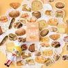 Gift Wrap Cute Small Bread Cutting Dies Stickers Scrapbooking Journal Sticker Diary Card Decor Craft Supplies Hobby Embellishment